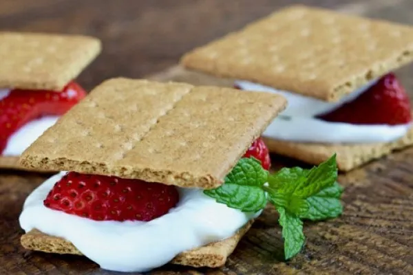 Aardbei-s'mores