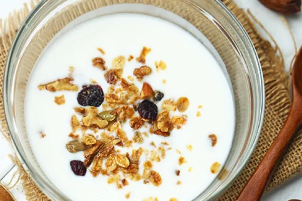 Appelyoghurtdessert