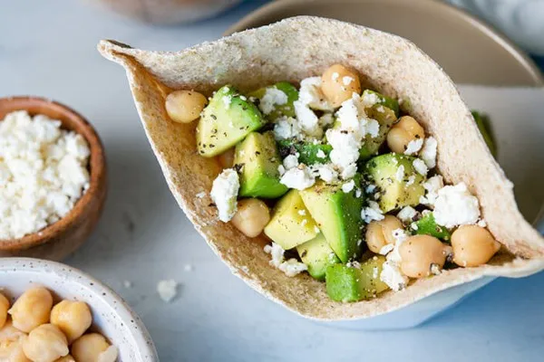 Avocado-pitabroodjes