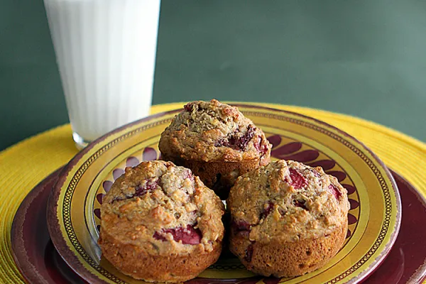 Banaan-bessenmuffins