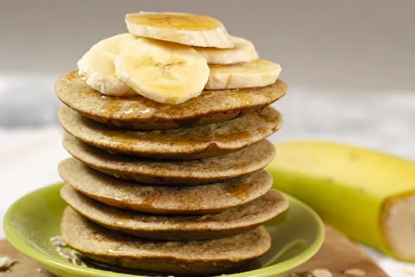 Banaan-havermoutpannenkoeken met linzen
