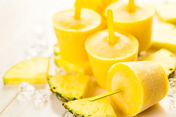 Bevroren fruitpopsicles