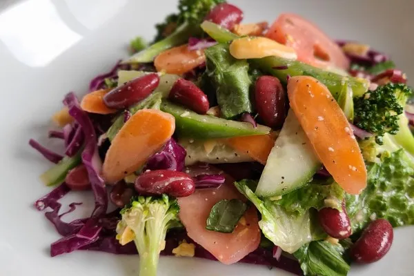 Bonen-groentesalade