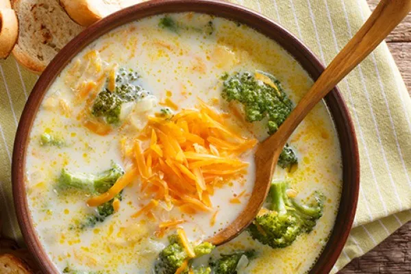 Broccoli-aardappelsoep