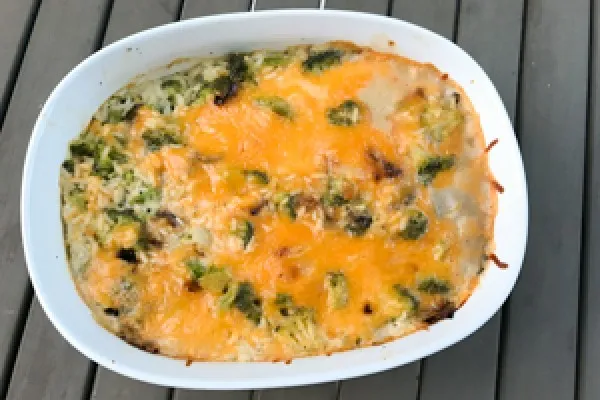 Broccoli-rijstschotel