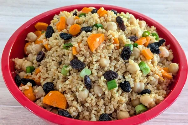 Bulgursalade met kikkererwten