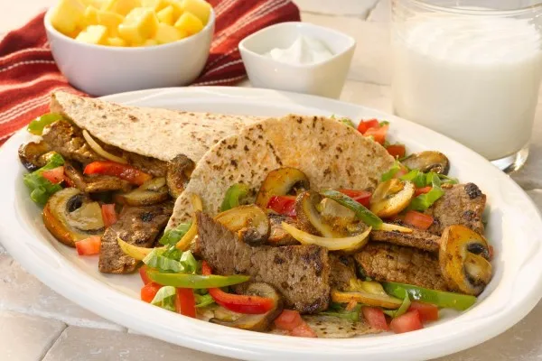 Champignon-steakfajita's