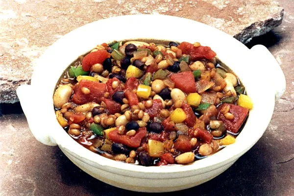 Chili met tarwekorrels