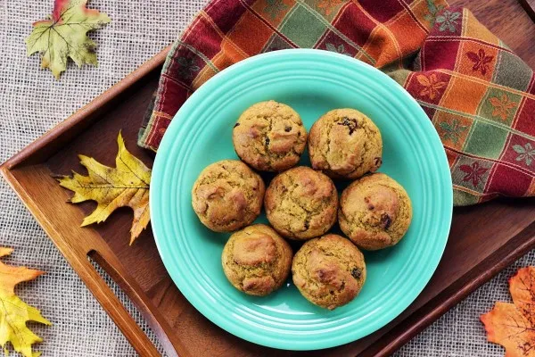 Cranberry-pompoenmuffins