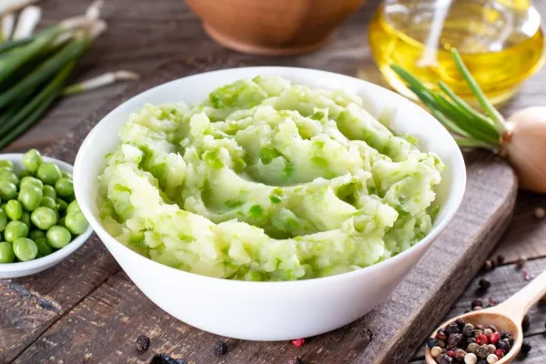 Elaine's groene aardappelpuree