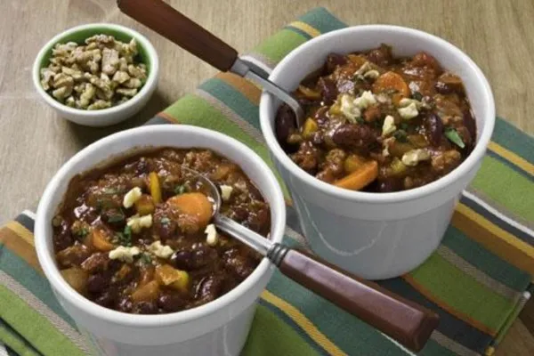 Fantastische chili met walnoten