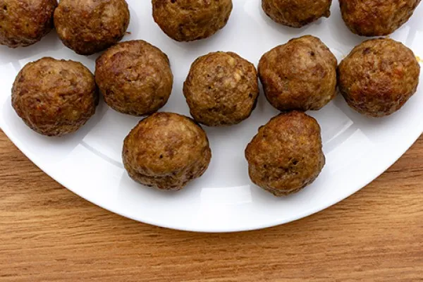 Gebakken gehaktballen