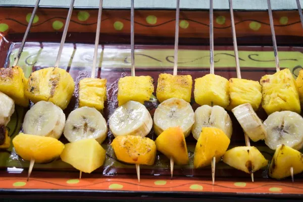 Gegrild fruit