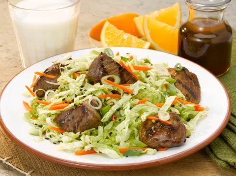 Gegrilde lamssalade