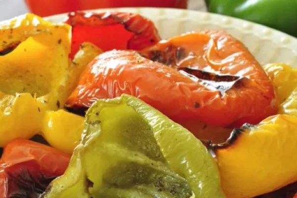 Geroosterde paprika's
