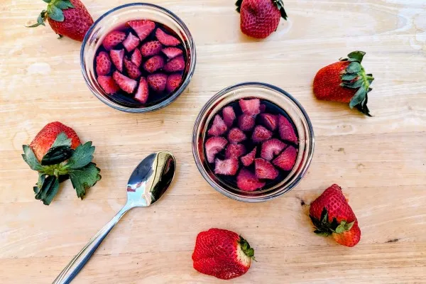 Heerlijk bessendessert
