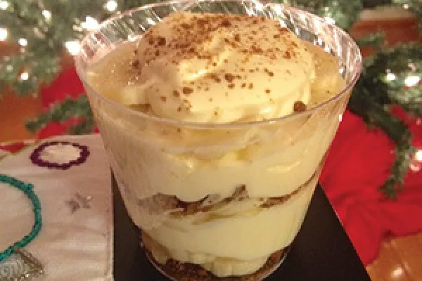 Jeans bananenpuddingparfait
