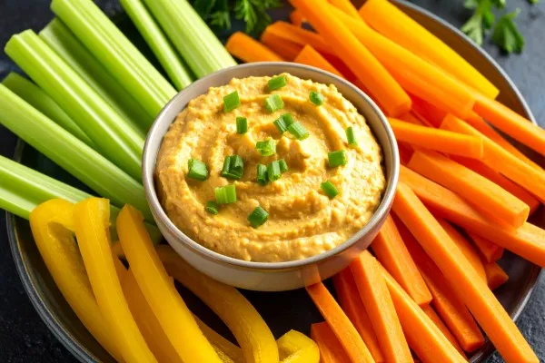 Kerrie-groentedip
