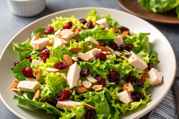 Kip-cranberrysalade