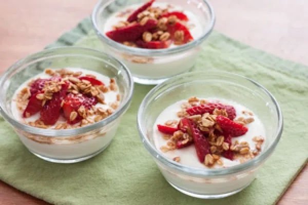 Krokant bessenparfait