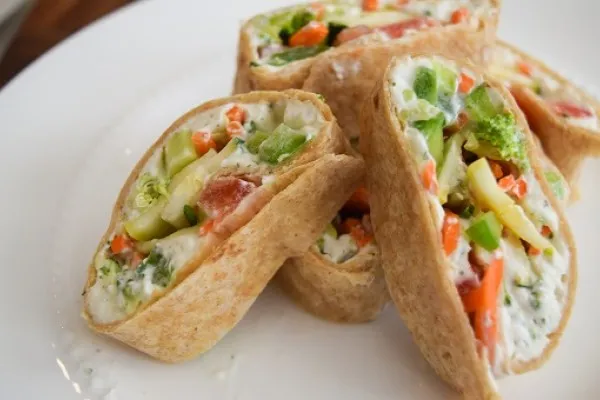 Krokante groentewraps