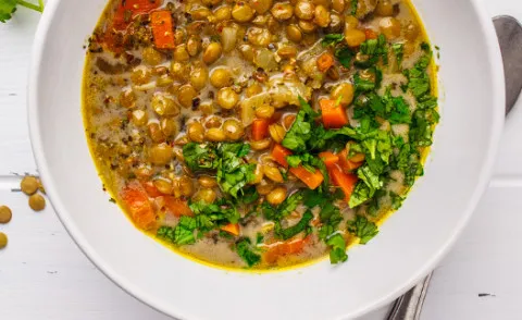 Linzensoep uit de slowcooker
