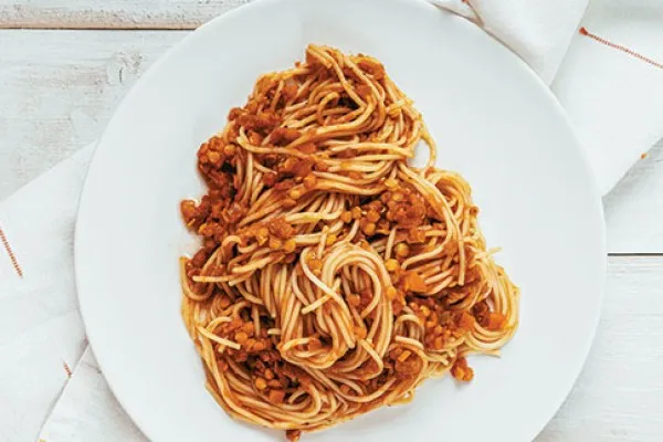 Linzenspaghettisaus