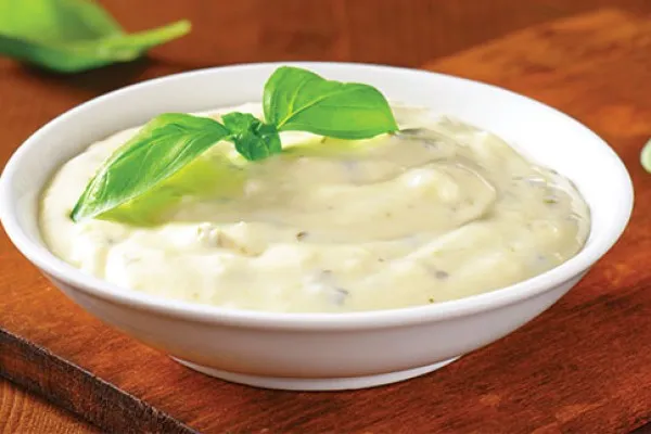 Magere romige dressing