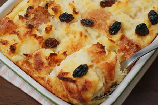 Ouderwetse broodpudding