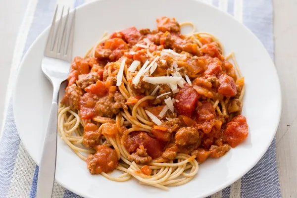 Pasta bolognese