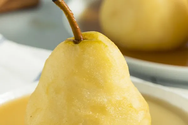 Peer in sinaasappelsaus