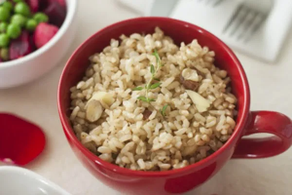 Pilaf van zilvervliesrijst