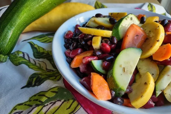 Regenboog groentesalade