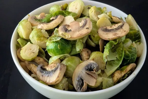 Spruitjes met champignonsaus
