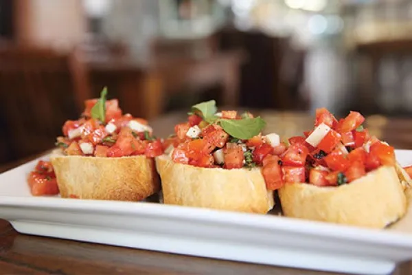 Tomaat-basilicumbruschetta