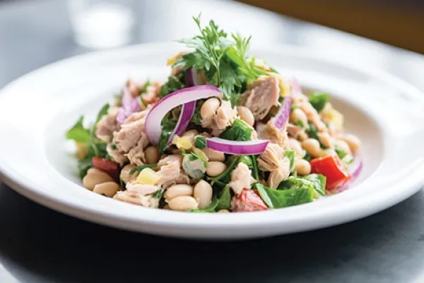 Tonijn-groenteantipasto