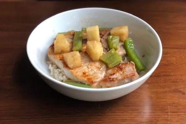 Varkensvlees met ananas