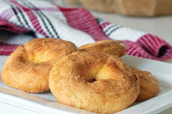 Zelfgemaakte bagels